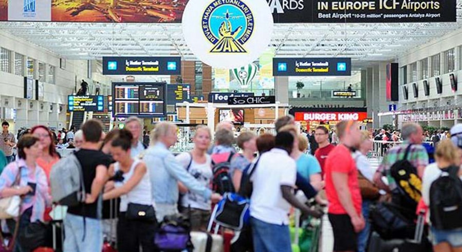 Trkiye'ye gelen turistler Mays'ta yzde 16,27 artt