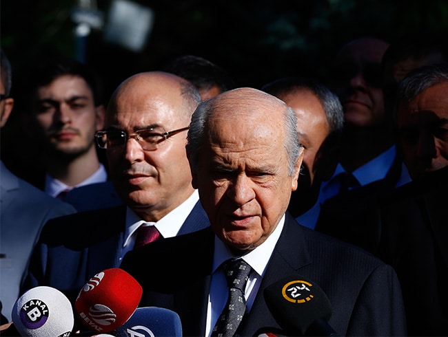 MHP lideri Baheli: Uyum yasalarna destek vereceiz