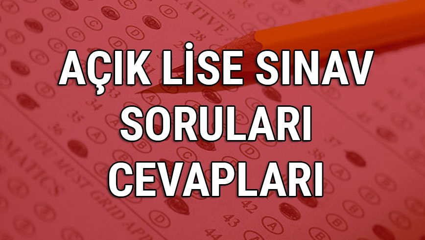 AL Ak lise snav sorular cevaplar yaynland