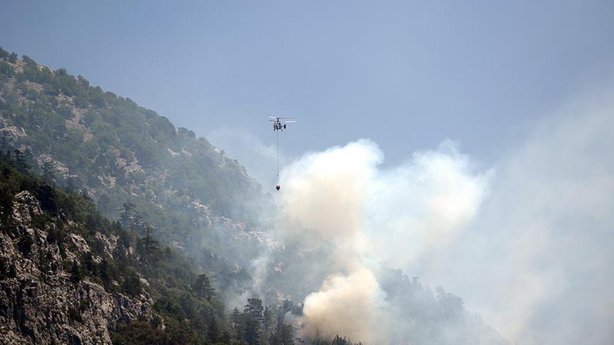 Alanya'daki orman yangn kontrol altna alnd