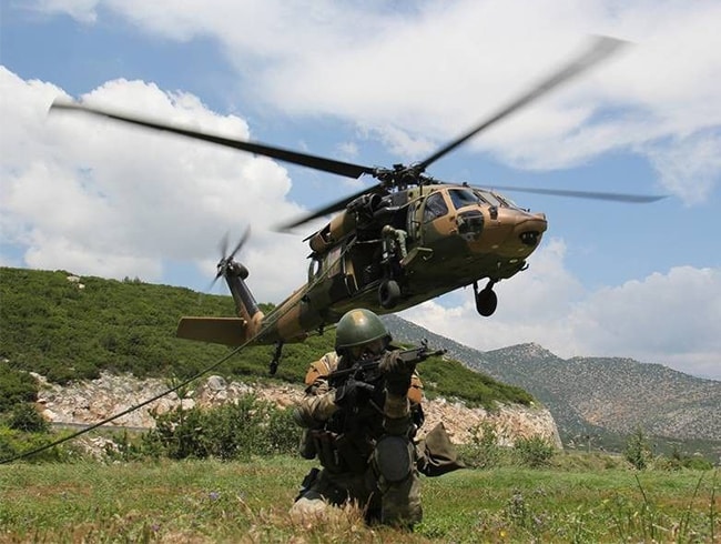 rnak'ta 3 PKK'l ldrld, 1'i yaral yakaland