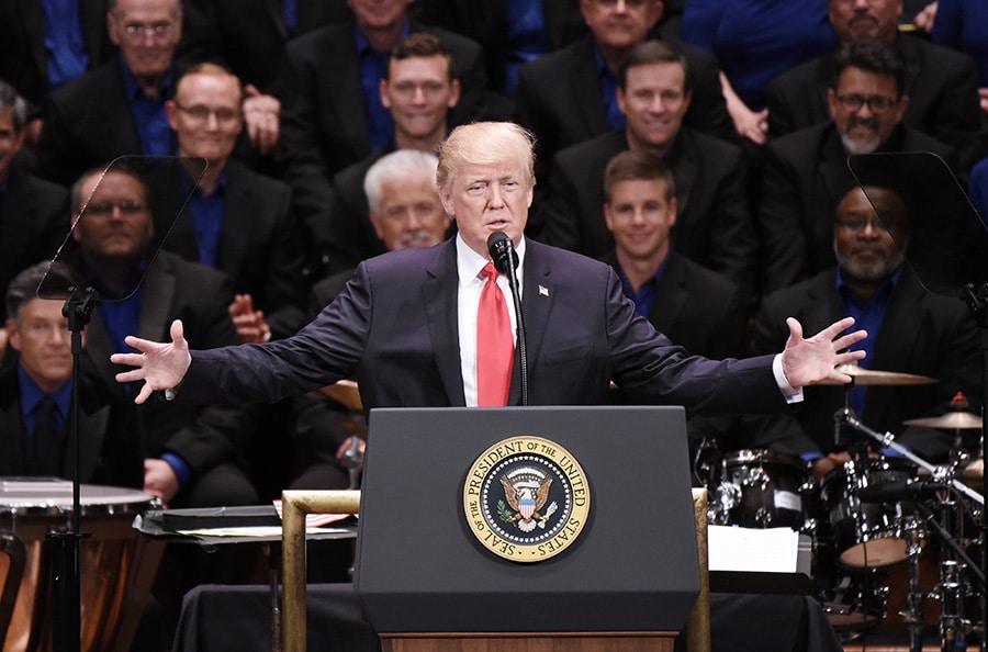 Trump: Suudi Arabistan Kral Selman'la konutum. lgin eyler oluyor