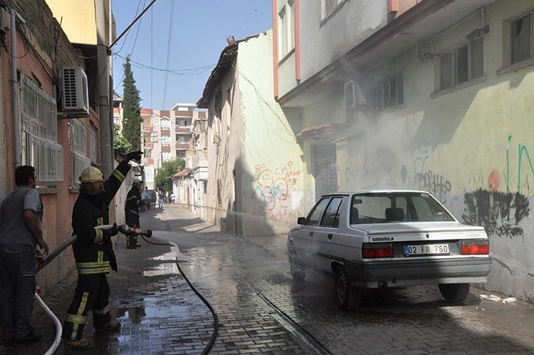 Ad�yaman'da korkutan do�algaz patlamas�