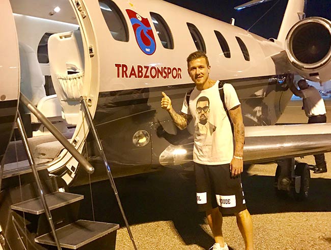 Trabzonspor Juraj Kucka'nn transferi iin grmelere balandn borsaya bildirdi