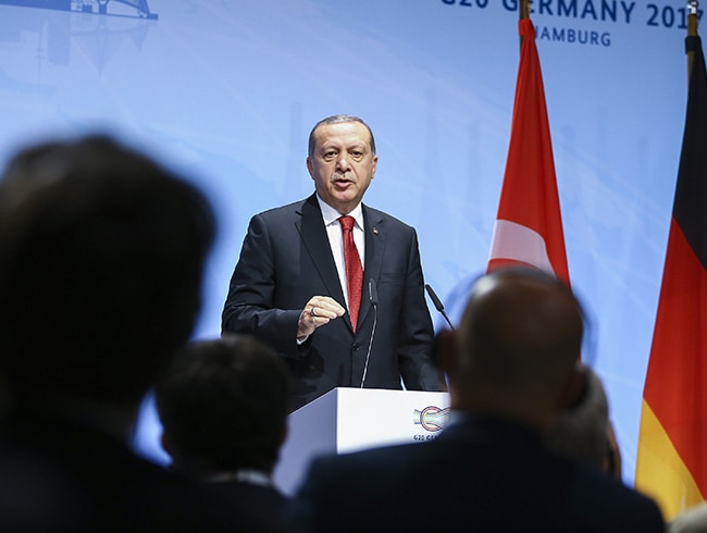 Cumhurbakan Erdoan Almanya'dan ayrld