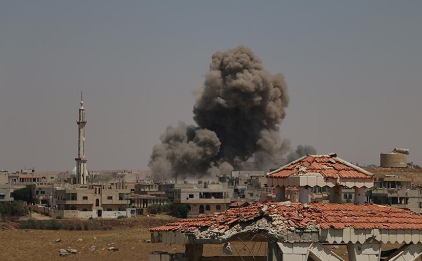 Esed rejiminin, varil bombal saldrlarnda 94 sivil hayatn kaybetti
