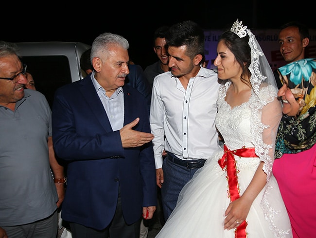 Ba�bakan Y�ld�r�m K�r�kkale'de d���ne kat�ld�