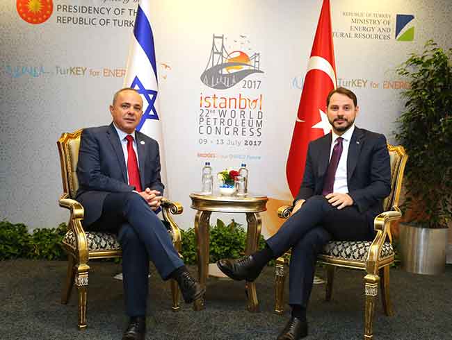 srail-Trkiye boru hatt anlamas bu yl yaplacak