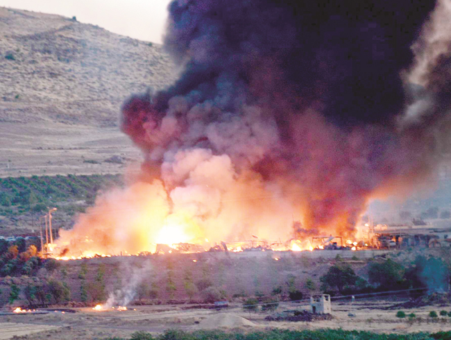 Askeri birlikte faciaya k�l pay�