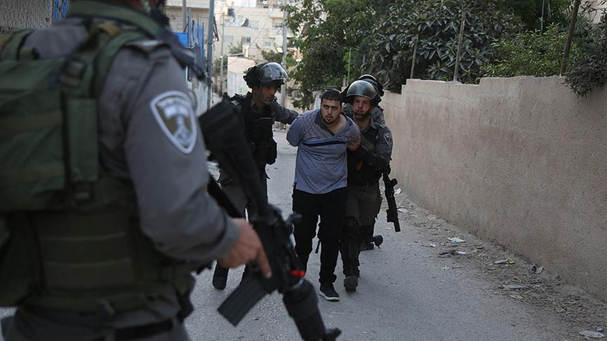 srail askerleri 12 Filistinliyi gzaltna ald