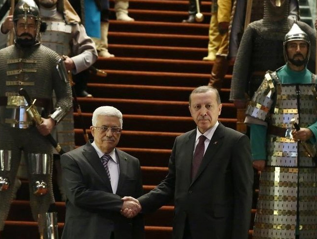 Cumhurbakan Erdoan, Abbas ile grt: Mescid'i Aksa'daki kstlamalar kabul edilemez