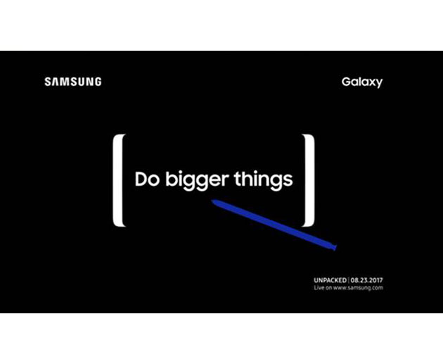 Samsung Galaxy Note 8, 23 Austos'ta tantlyor