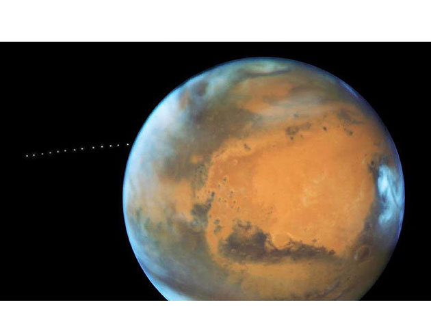 Hubble teleskobu Mars'n uydusu Phobos'u grntledi
