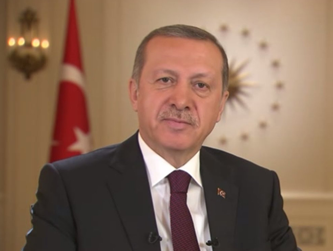 Cumhurbakan Erdoan altn madalya kazanan milli greileri kutlad
