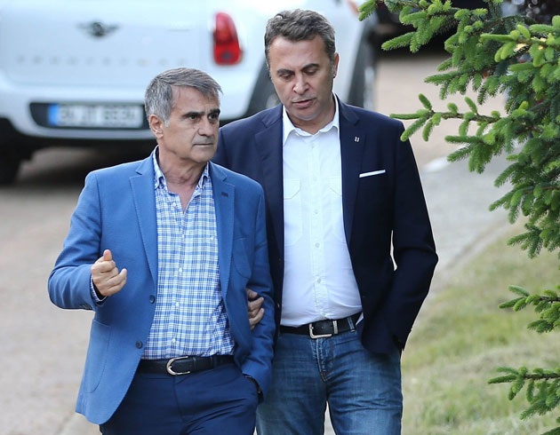 enol Gne Fikret Orman'la bir araya gelerek stoper ve forvet transferlerinin kampa yetitirilmesini istedi