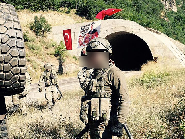 TIR ofrne ate eden PKK'l terristler ortadan kayboldu