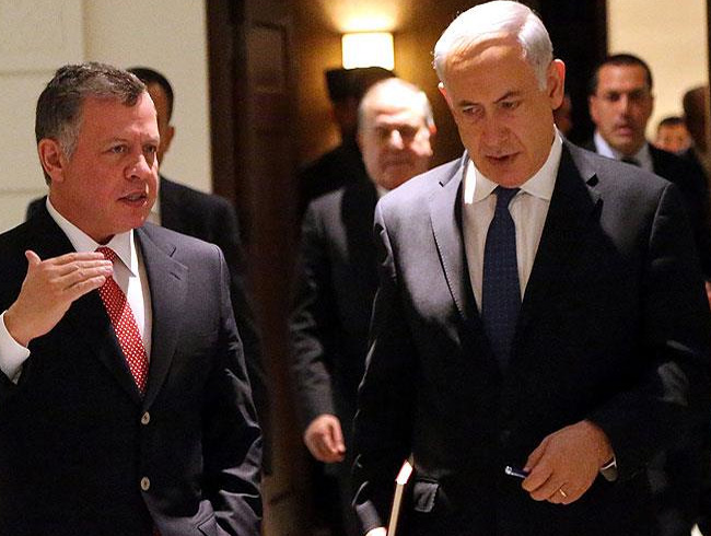 rdn Kral Abdullah ile Netanyahu Mescid-i Aksa'y grt