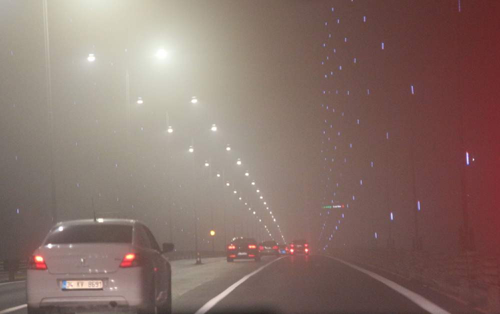 �stanbul'da ula��ma sis engeli