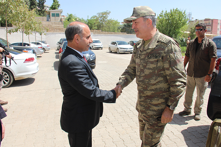 Genelkurmay Bakan Orgeneral Akar rnak'ta