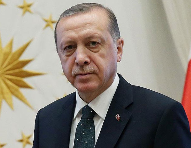 Cumhurba�kan� Erdo�an'dan tebrik telgraf�