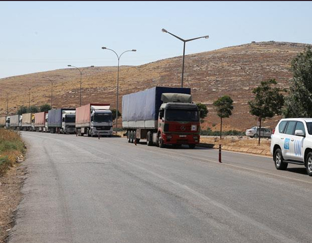 BM Suriyelilere 26 TIR yardm gnderdi