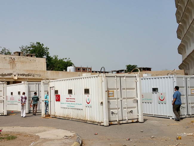 T�rk K�z�lay�ndan Yemen'e t�bbi yard�m