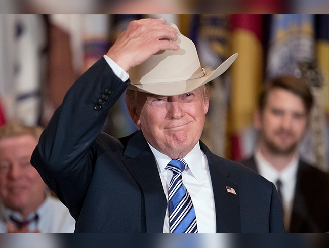 Ayr�m Duvar�'nda Trump'a grafitili tepki