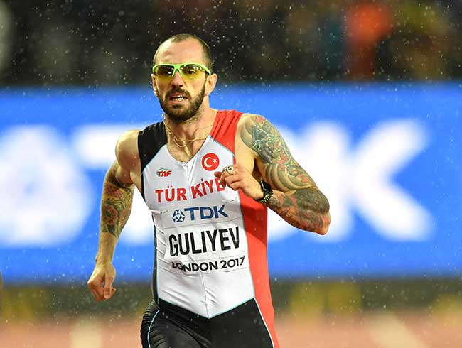 Dnya Atletizm ampiyonas'nda milli sporcu Ramil Guliyev altn madalya kazand