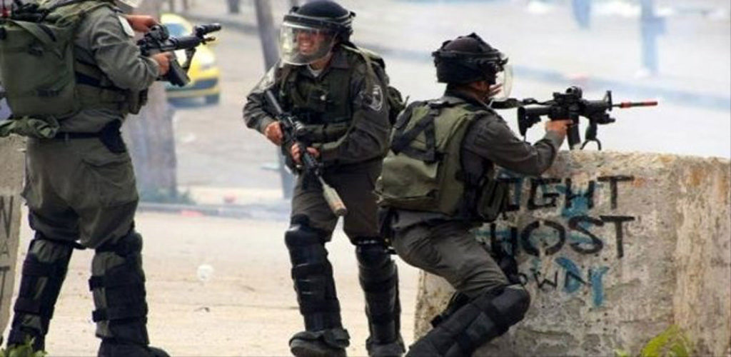 srail askerleri 5 Filistinliyi yaralad 
