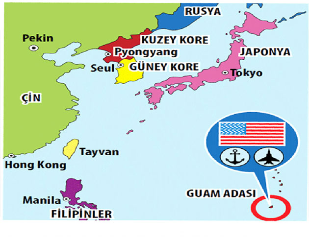 Kuzey Kore koordinat verip tehdidi srdrd: 4 fze fyn anda atelenecek