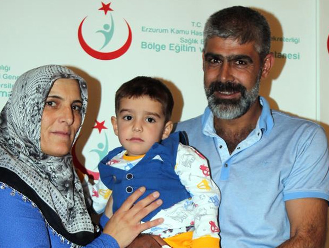Erzurum'da kk Muhammet 42 gn sonra hayata tekrar 'merhaba' dedi