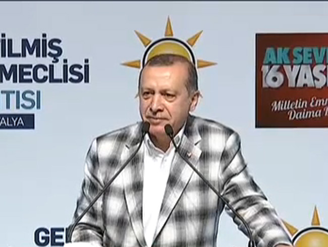 Cumhurbakan Erdoan: Partimizin ats altnda FET ile iltisak olanlar asla barndramayz
