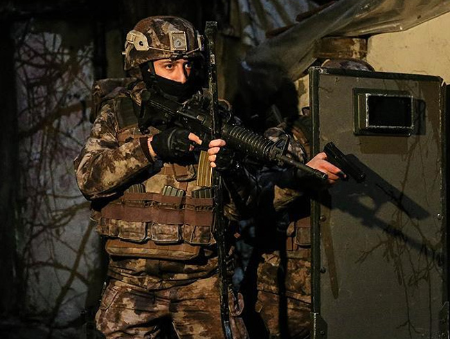 Trkiye genelinde son bir haftada blc terr rgtne ynelik operasyonlarda 373 pheli yakaland