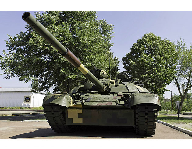 Ukraynann T-72AMT tankna Aselsann eli dedi