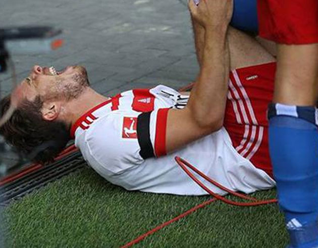Nicolai Mller att gole sevinirken sakatland