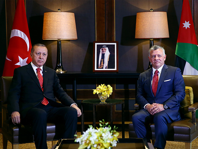 Kral 2. Abdullah: rdn'e kardee desteinden dolay Cumhurbakan Recep Erdoan'a teekkr ediyorum