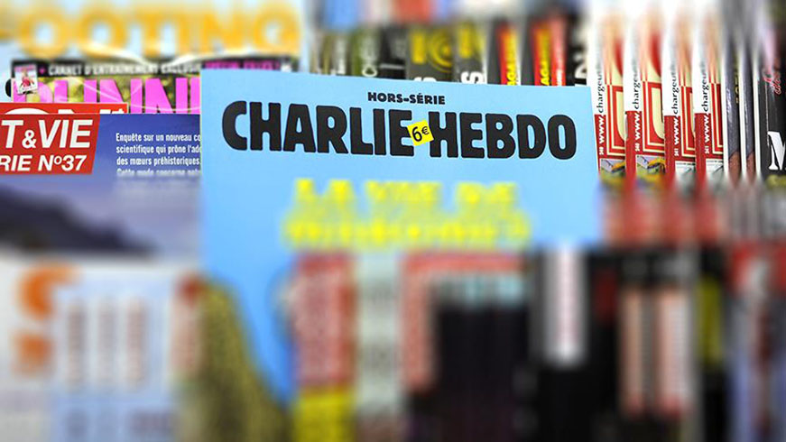 Charlie Hebdo bu haftaki saysnn kapanda yine slam hedef ald