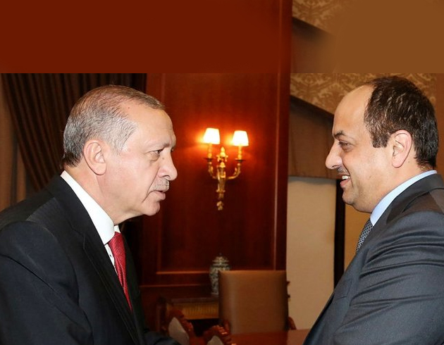 Cumhurbakan Erdoan, Katar Savunma Bakann kabul etti