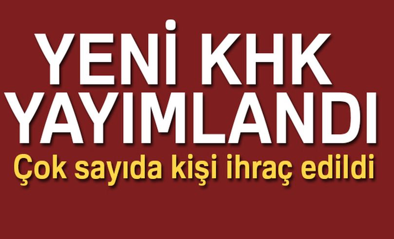 KHK ihra ve iade listesi akland