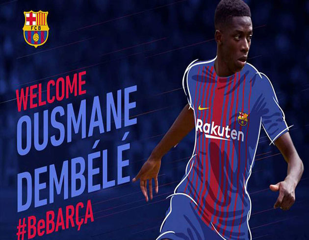 Ousmane Dembele resmen Barcelona'da!