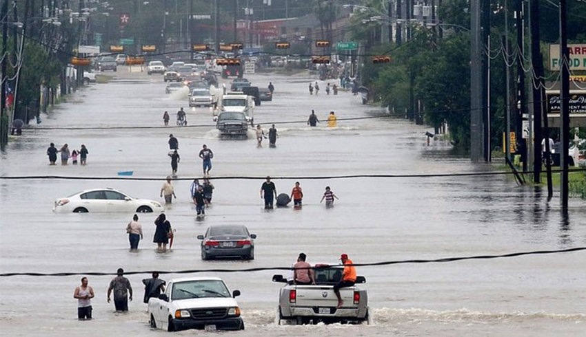 ABD'de byk felaket: Nehirler tat Houston su altnda kald