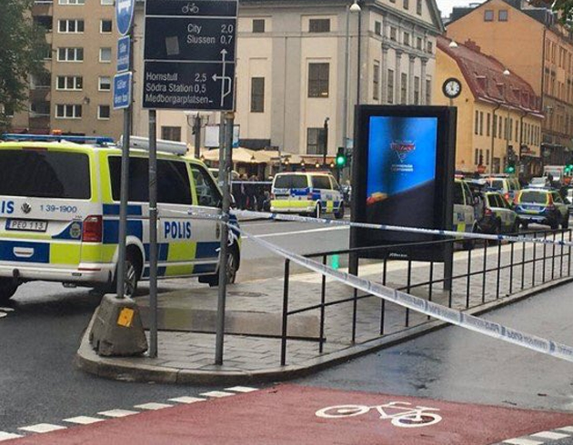 Stockholm'de bakl saldrda bir polis yaraland