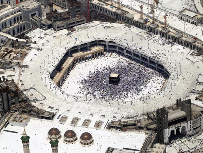 Kabe-i Muazzama havadan g�r�nt�lendi