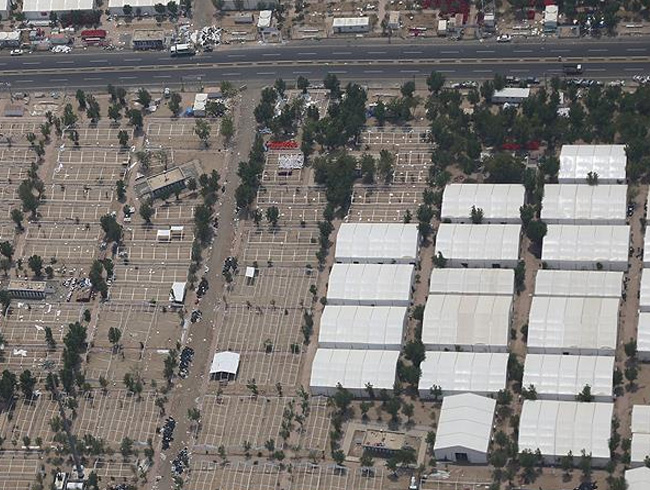 Arafat'taki hac adrlar sklyor