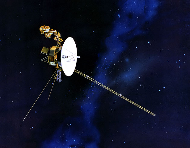 Dnya'nn bykelisi Voyager 40 yanda