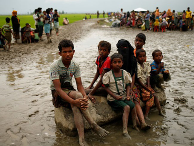 Afganistan'da Arakanl Mslmanlara (Rohingya) ynelik katliam protesto edildi