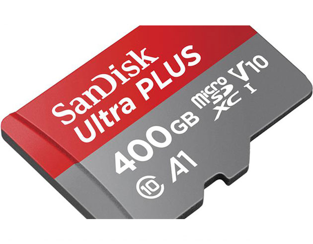 Sandisk'ten 400 GB'lk microSD kart