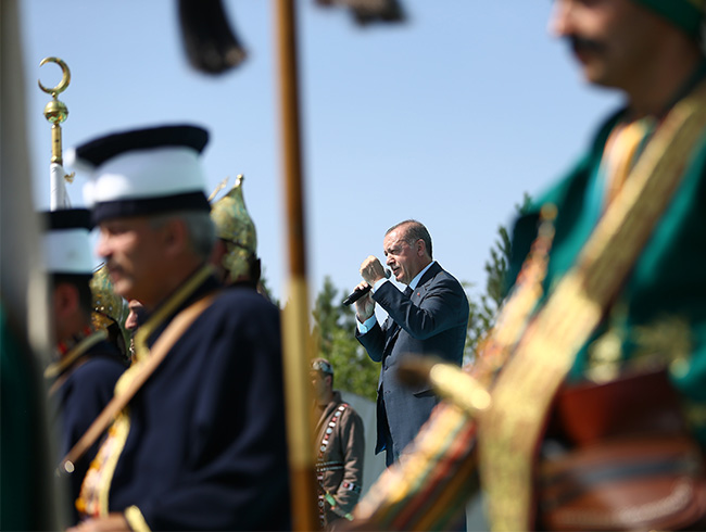 Cumhurbakan Erdoan'n katld Malazgirt Zaferi'nin yldnm kutlamalar, bat medyasn rahatsz etti