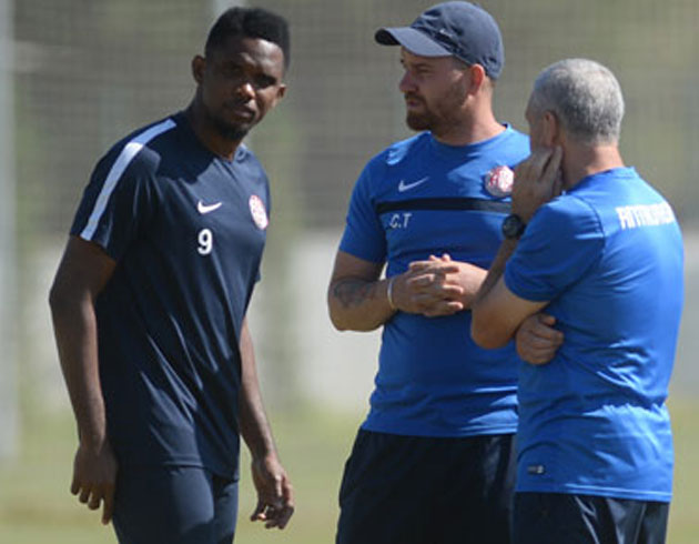 Antalyaspor'da Eto'o zirvesi