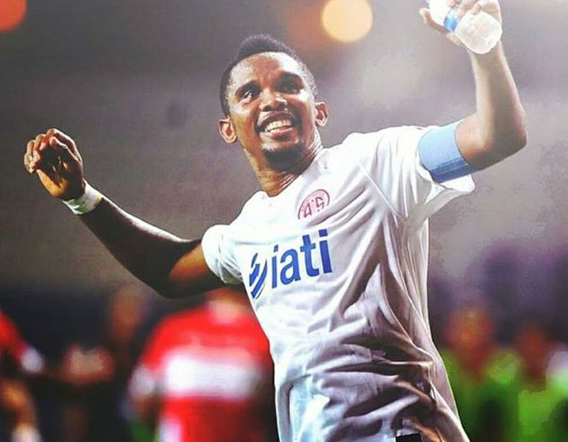Eto'o siyah forma paylam yapt Beiktallar ayaa kalkt